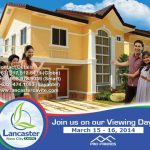 Viewing Day at Lancaster New City on March 15 – 16, 2014