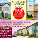 THE PHILIPPINE BARRIO FIESTA FESTIVAL 2014, AFFORDABLE HOUSING GOES TO JAPAN!