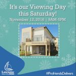 IT'S OUR VIEWING DAY THIS SATURDAY & SUNDAY! NOV 12-13, 2016