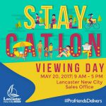 SEE YOU THIS SATURDAY AT OUR STAYCATION VIEWING DAY!