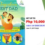 SAVE UP TO PHP 10,000 ON YOUR FIRST DOWNPAYMENT! HURRY! JUNE 17, 2017 ONLY!