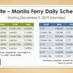 Cavite-Manila Ferry Service Now Operational!